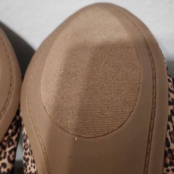 Torrid Scrunch Flats Women's Ballet Flats Shoes 13 Extra Wide Leopard Print - Picture 7 of 9